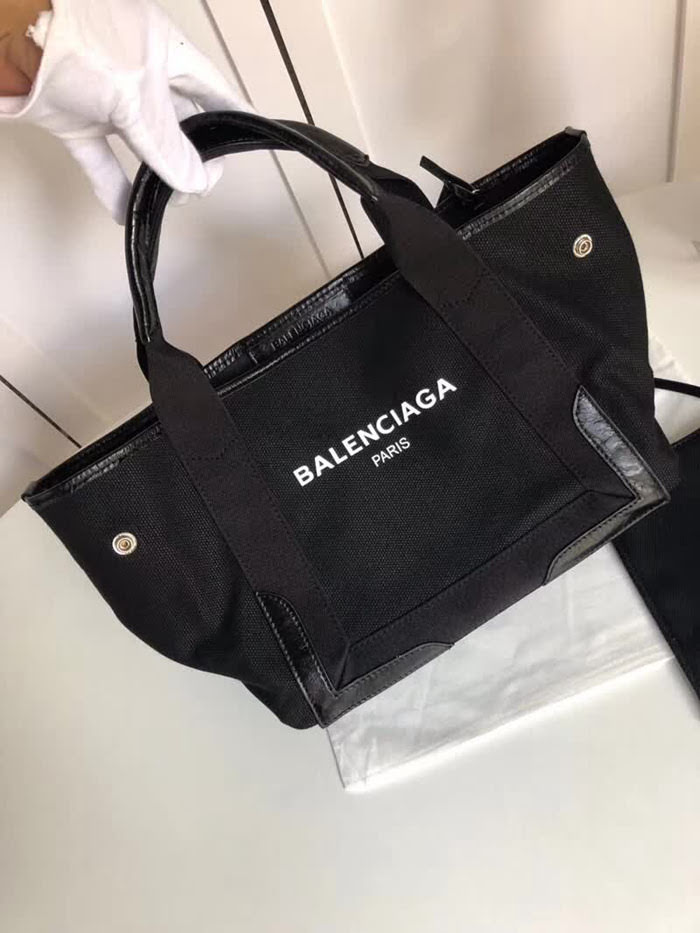 BALENCIAG巴黎世家 NAVY CABAS 子母購物袋 進口耐磨棉質帆布  BL1392